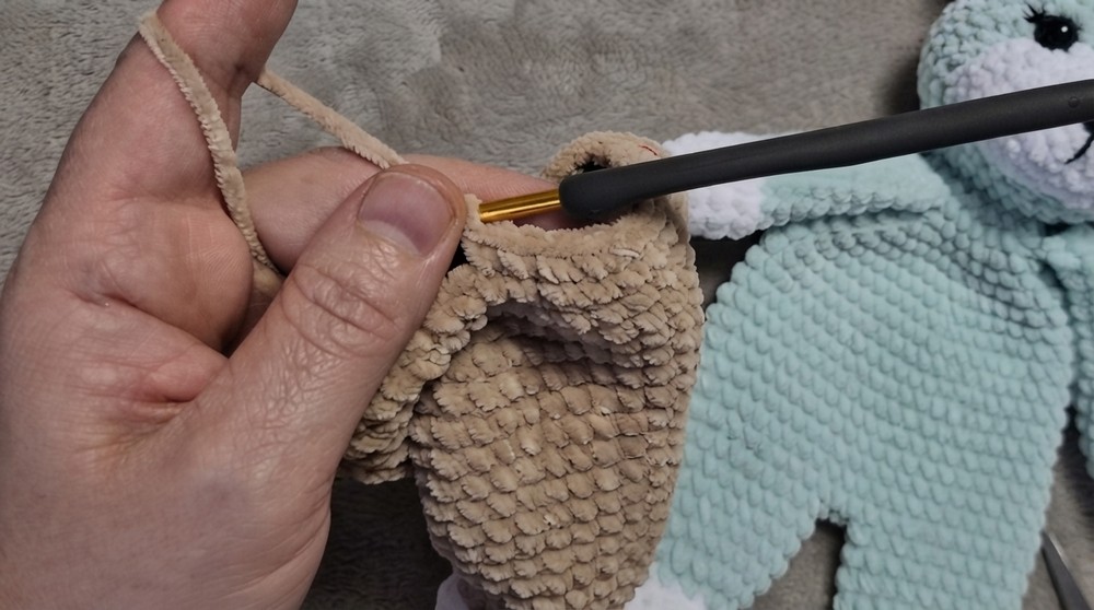 Crochet Bunny Security Blanket Pattern 3
