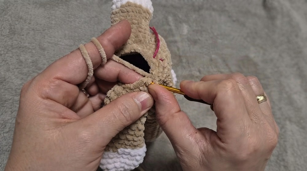 Crochet Bunny Security Blanket Pattern 5