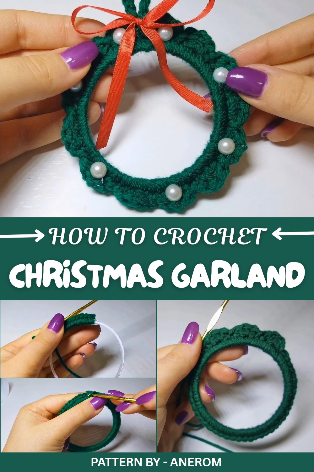 Crochet Christmas Garland Pattern