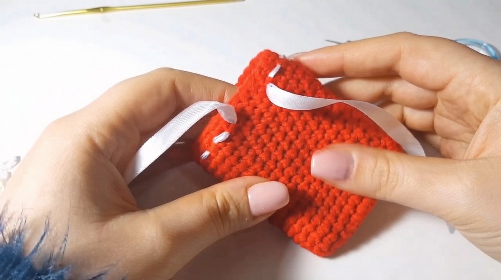 Crochet Christmas Gift Bag Pattern 4