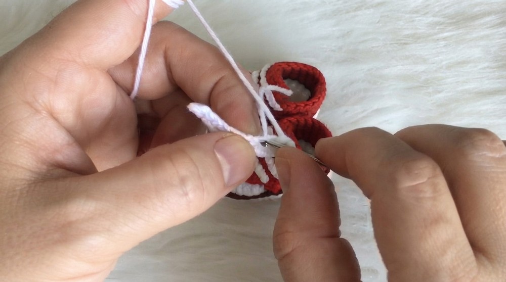 Crochet Converse Shoes Pattern 1