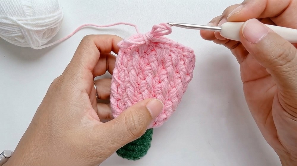 Crochet Flower AirPods Case Pattern 5