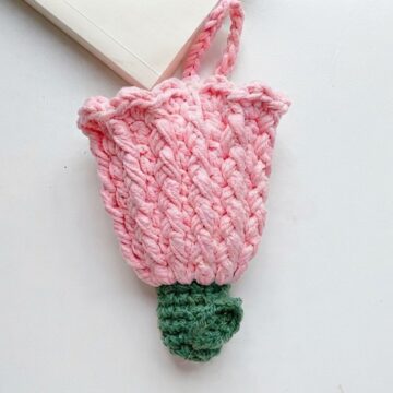 Crochet Flower AirPods Case Pattern 6