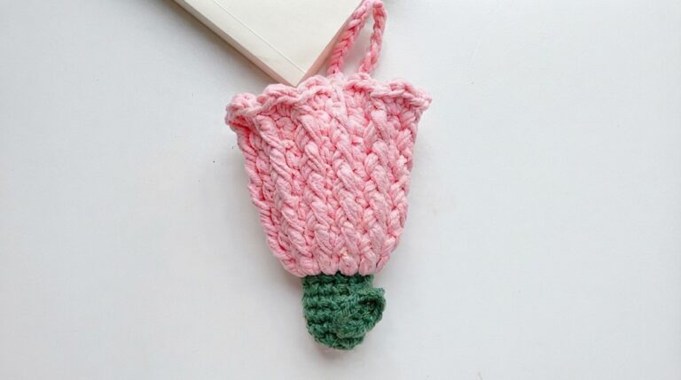 Crochet Flower AirPods Case Pattern 6