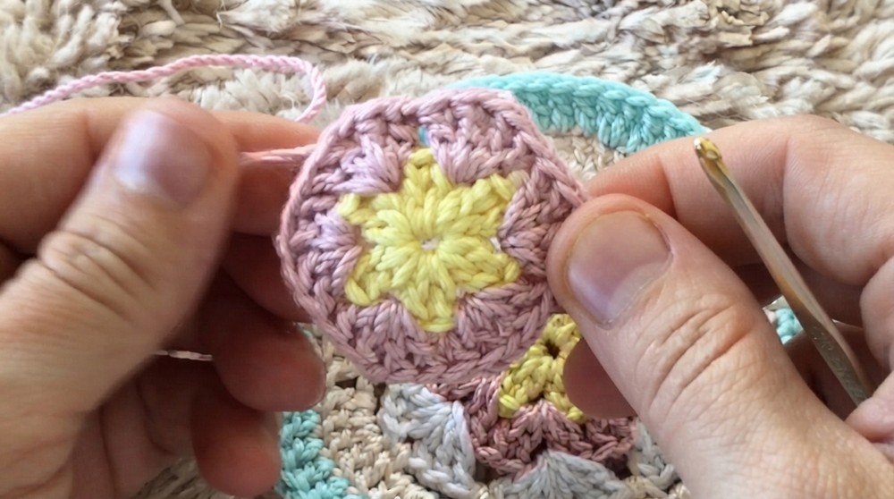 Crochet Foldable Grocery Bag Pattern 2