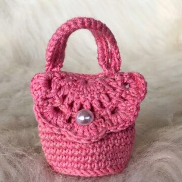 Crochet Handbag For Dolls Pattern 8