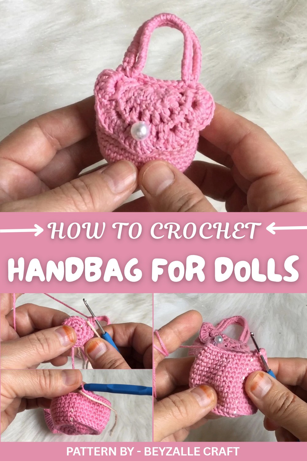 Crochet Handbag For Dolls Pattern