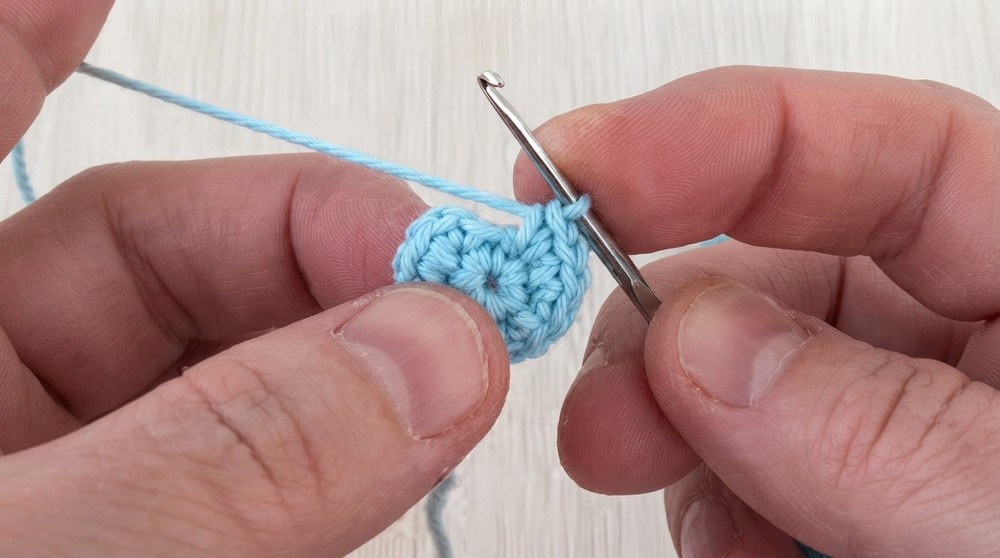 Crochet Happy Cup Keychain Pattern 1