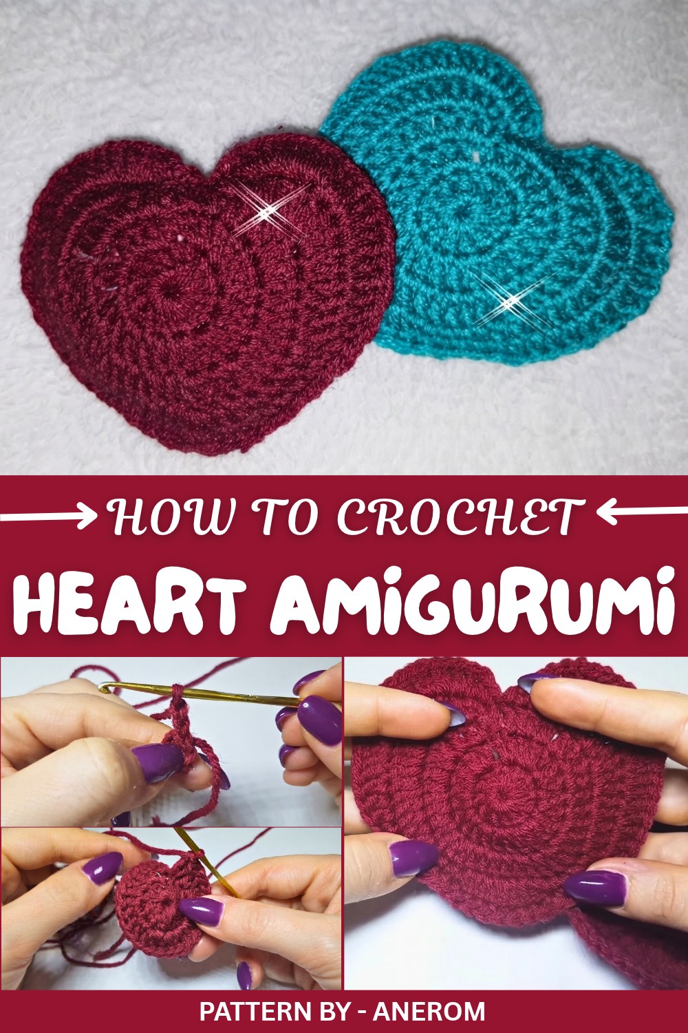 Crochet Heart Amigurumi Pattern