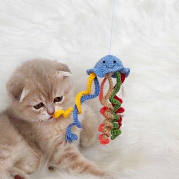 Crochet Jellyfish Cat Toy Pattern 7