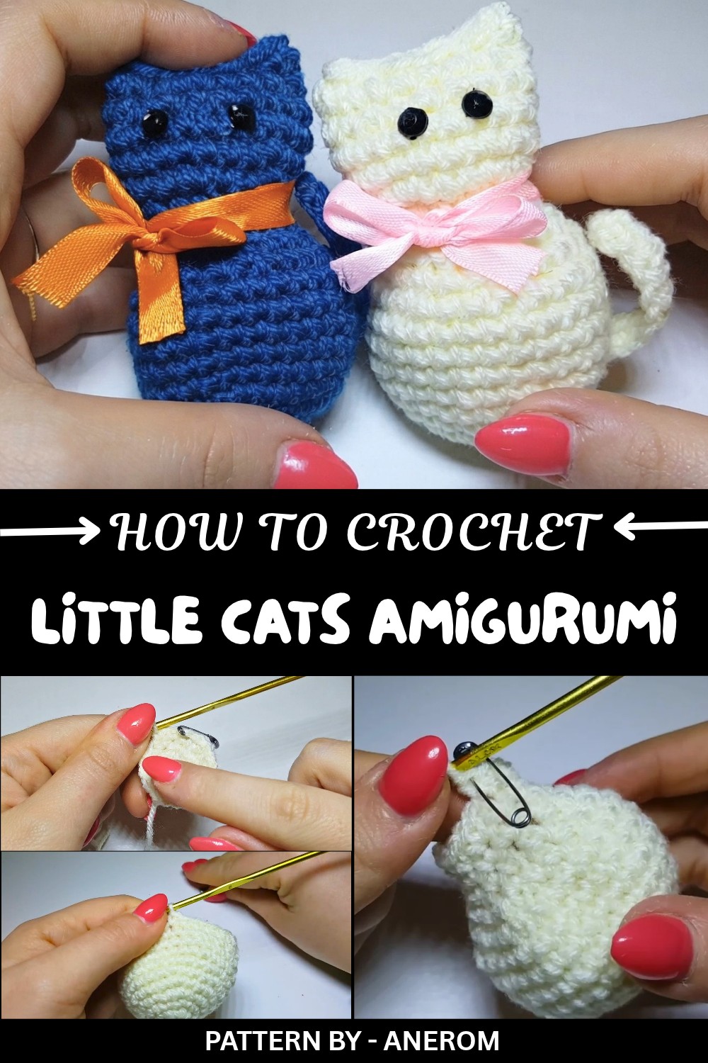 Crochet Little Cats Amigurumi Pattern