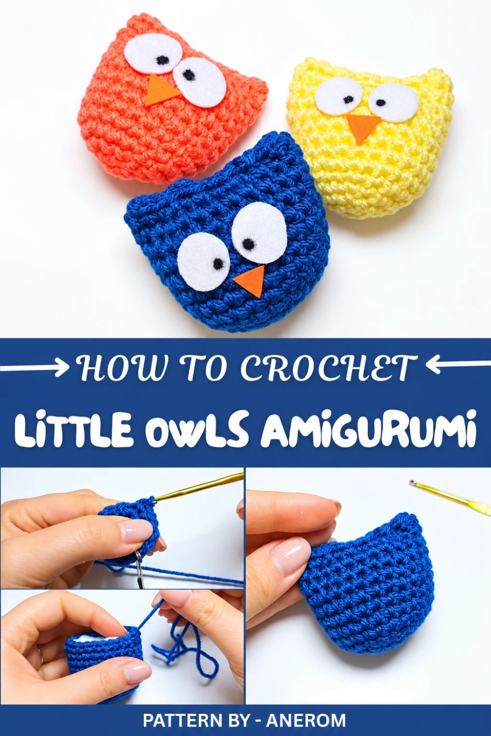 Crochet Little Owls Amigurumi Pattern