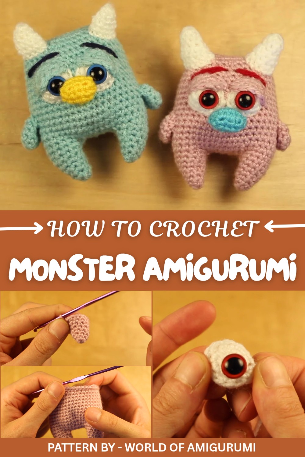 Crochet Monster Amigurumi Pattern