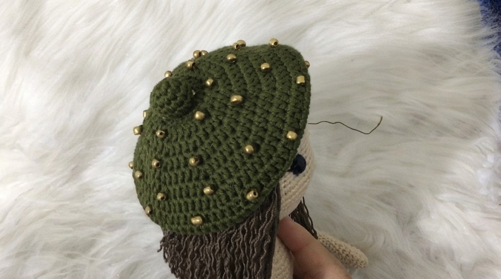Crochet Painter’s Beret Pattern 5