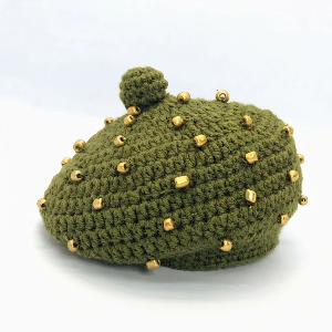 Crochet Painter’s Beret Pattern 6
