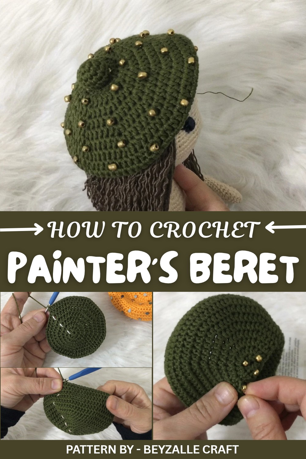 Crochet Painter’s Beret Pattern