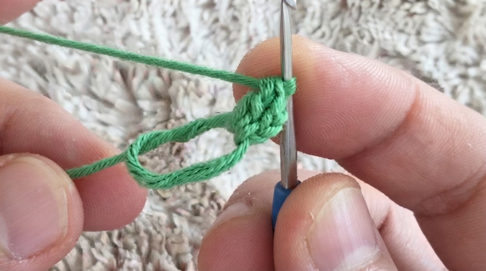 Crochet Raspberry Keychain Pattern 1