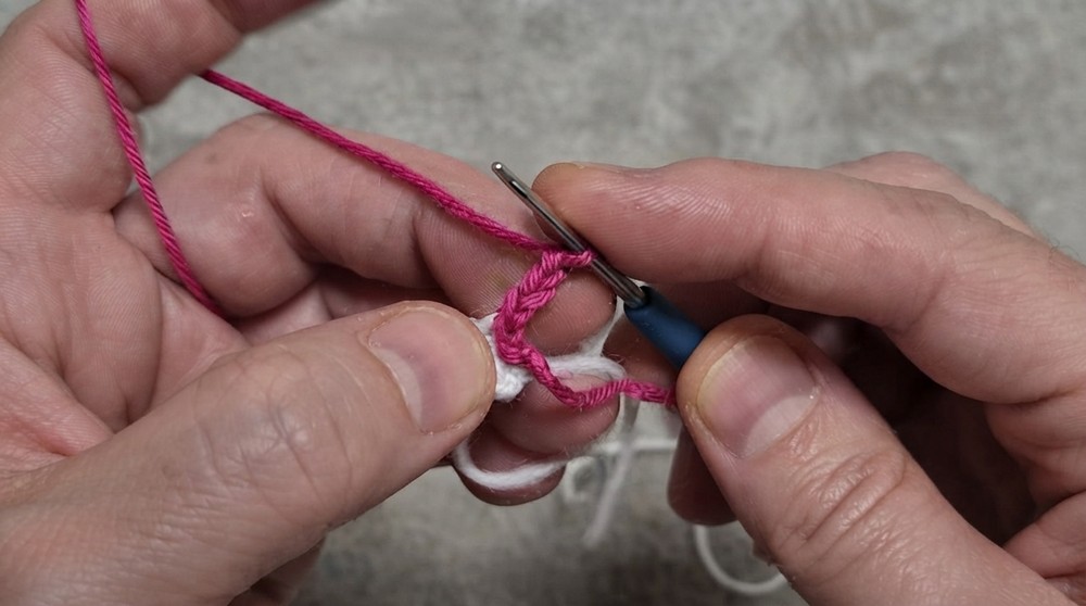 Crochet Strawberry Keychain Pattern 2