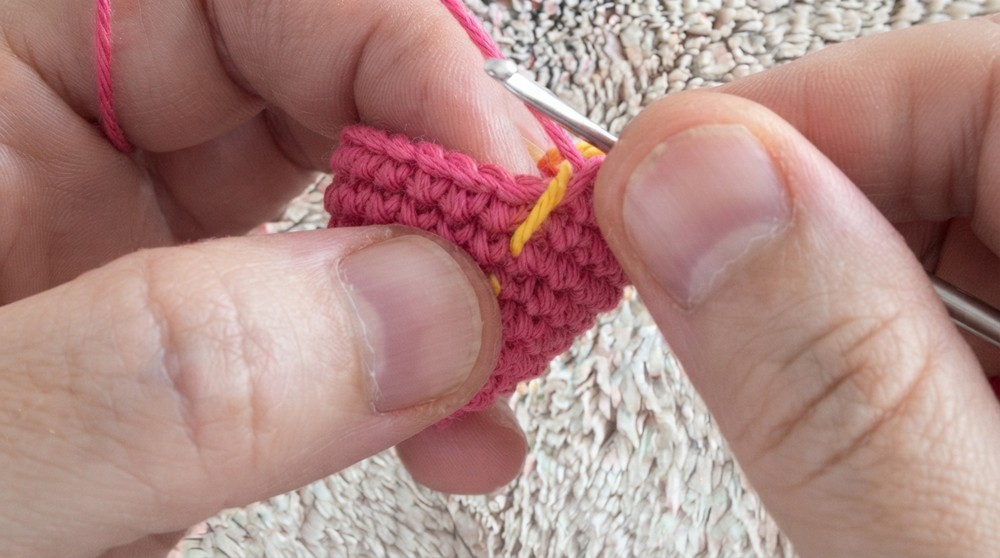 Crochet Strawberry Keychain Pattern 2