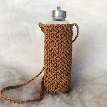 Crochet Water Bottle Bag Pattern 7