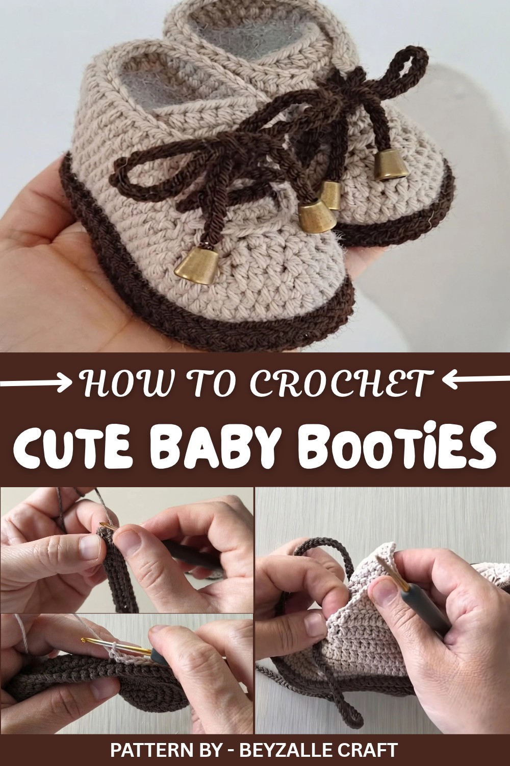 Cute Crochet Baby Booties Pattern