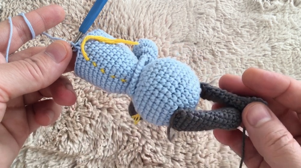 Cute Crochet Dog Keychain Pattern 5
