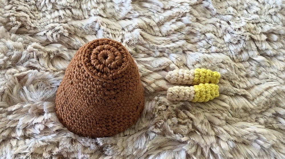 Cute Crochet Girl In A Pot Pattern 3