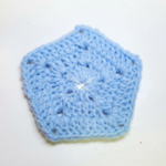 Easy Crochet Pentagon Motif Pattern 7