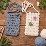 _Easy Crochet Phone Pouch Pattern 7