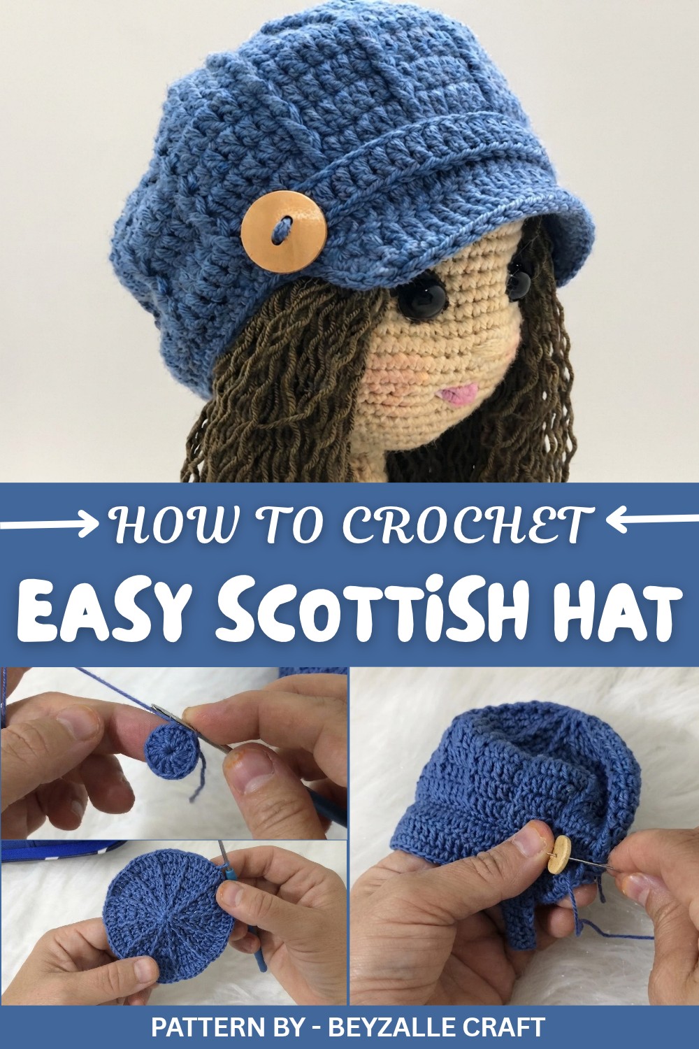 Easy Crochet Scottish Hat Pattern