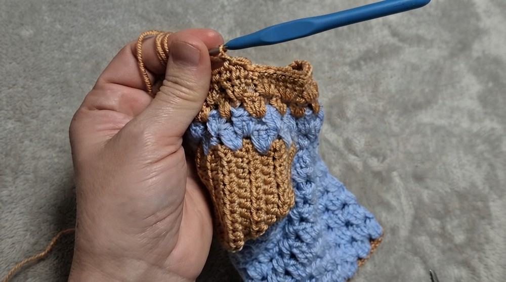 Easy Crochet Socks Slippers Pattern 5