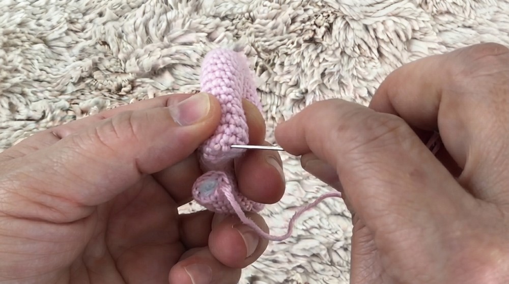 Easy Crochet Swan Teether Pattern 6