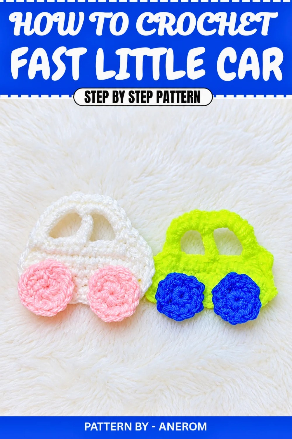 Fast Crochet Little Car Pattern
