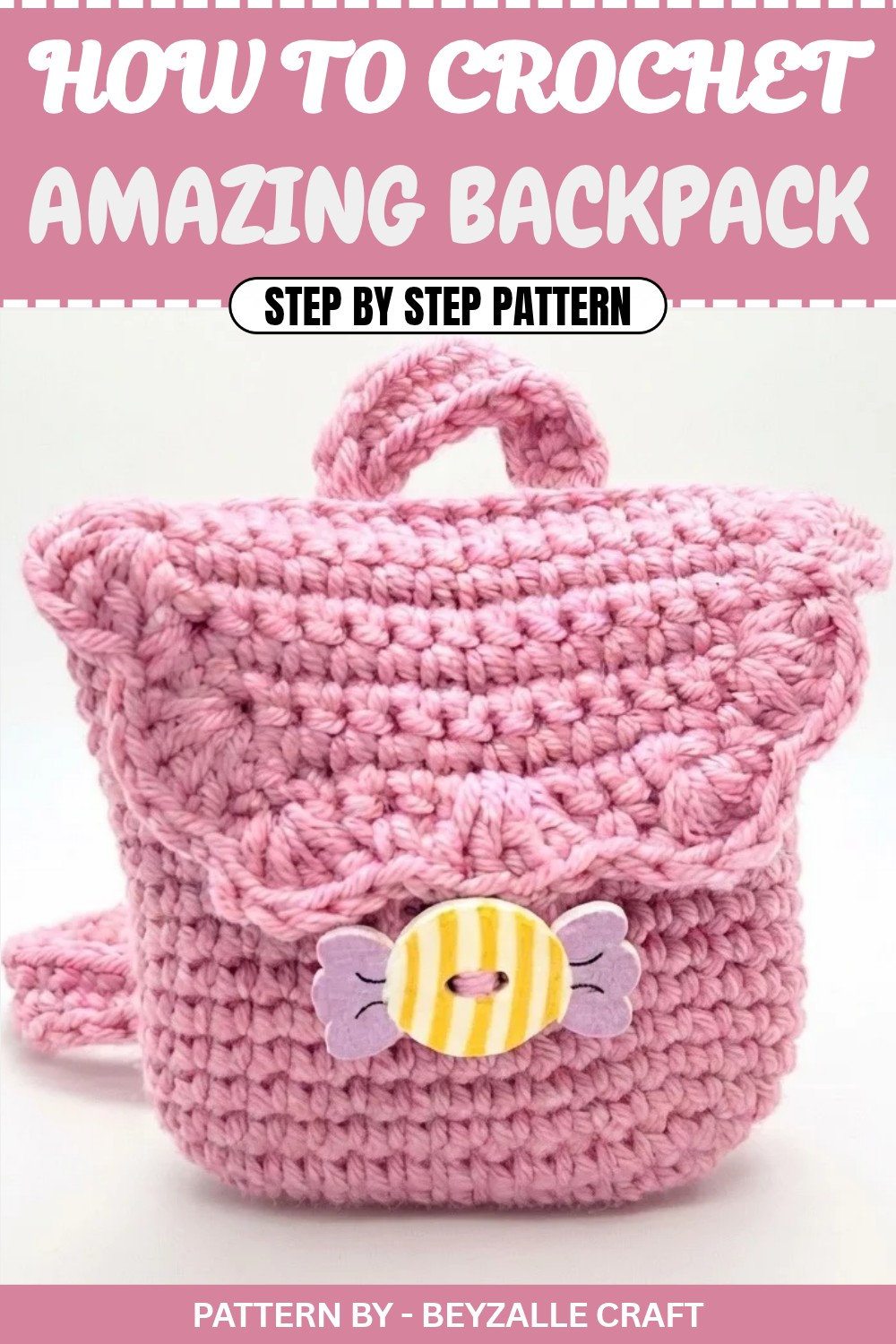 Free Amazing Crochet Backpack Pattern
