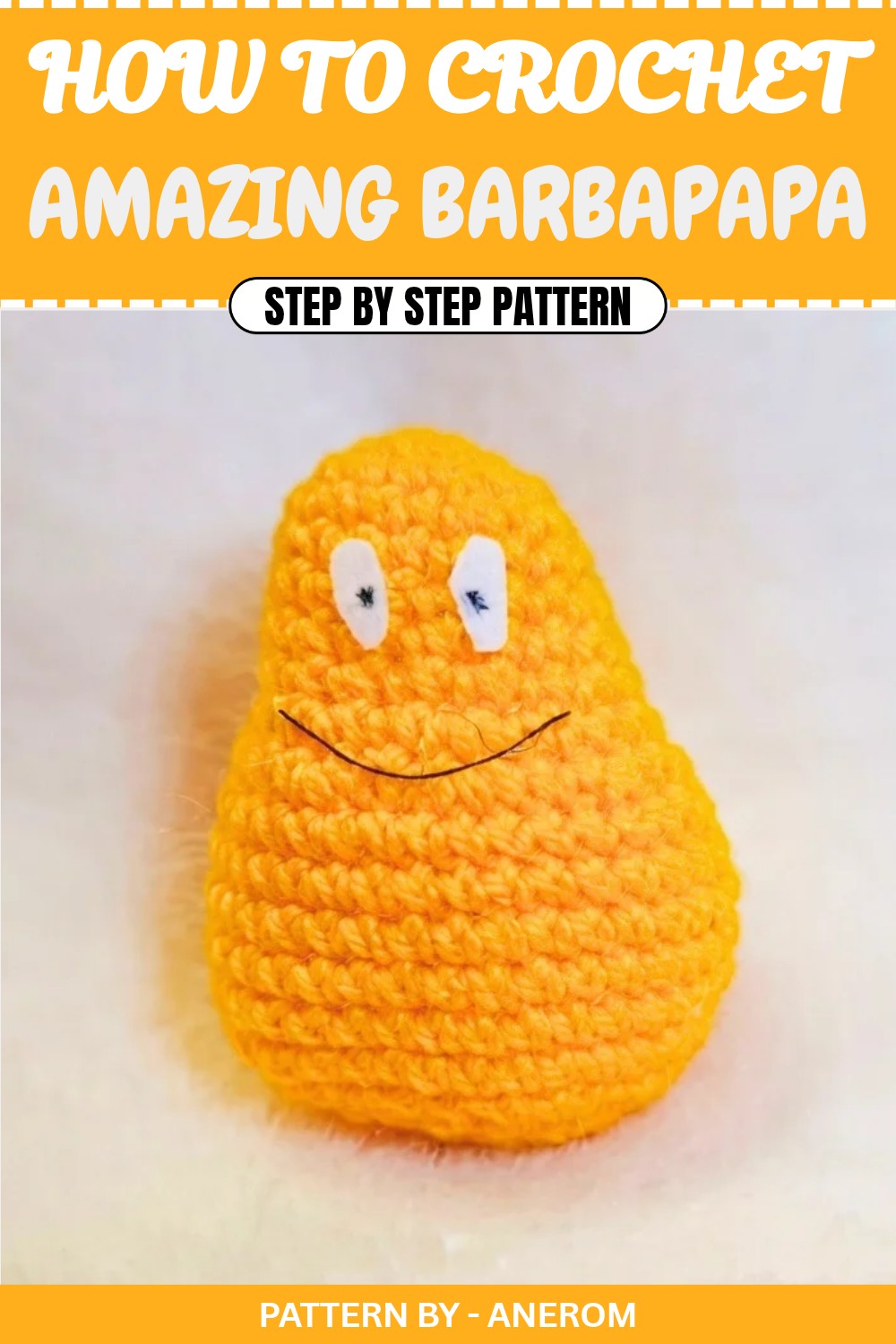 Free Amazing Crochet Barbapapa Pattern