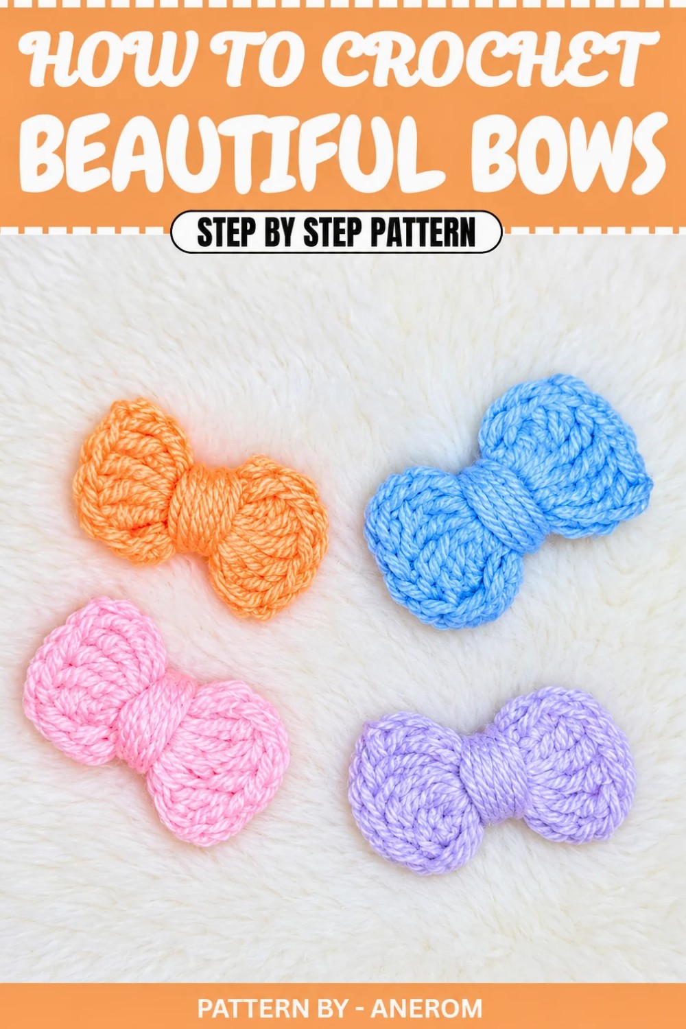Free Beautiful Crochet Bows Pattern