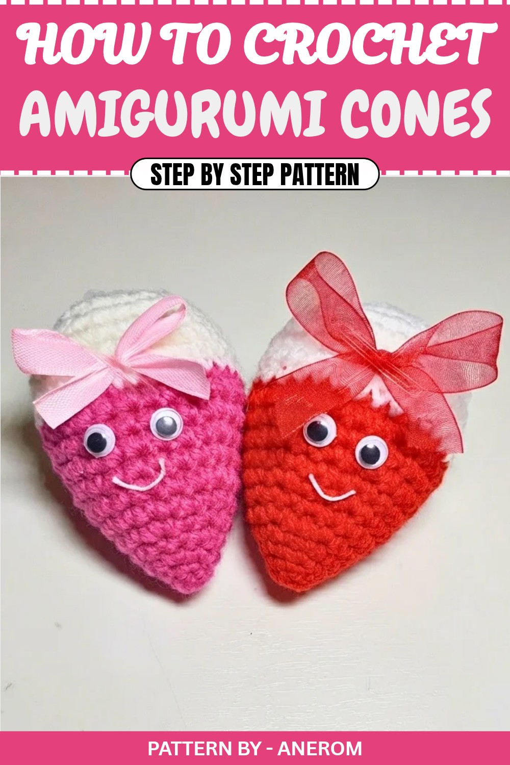 Free Crochet Amigurumi Cones Pattern
