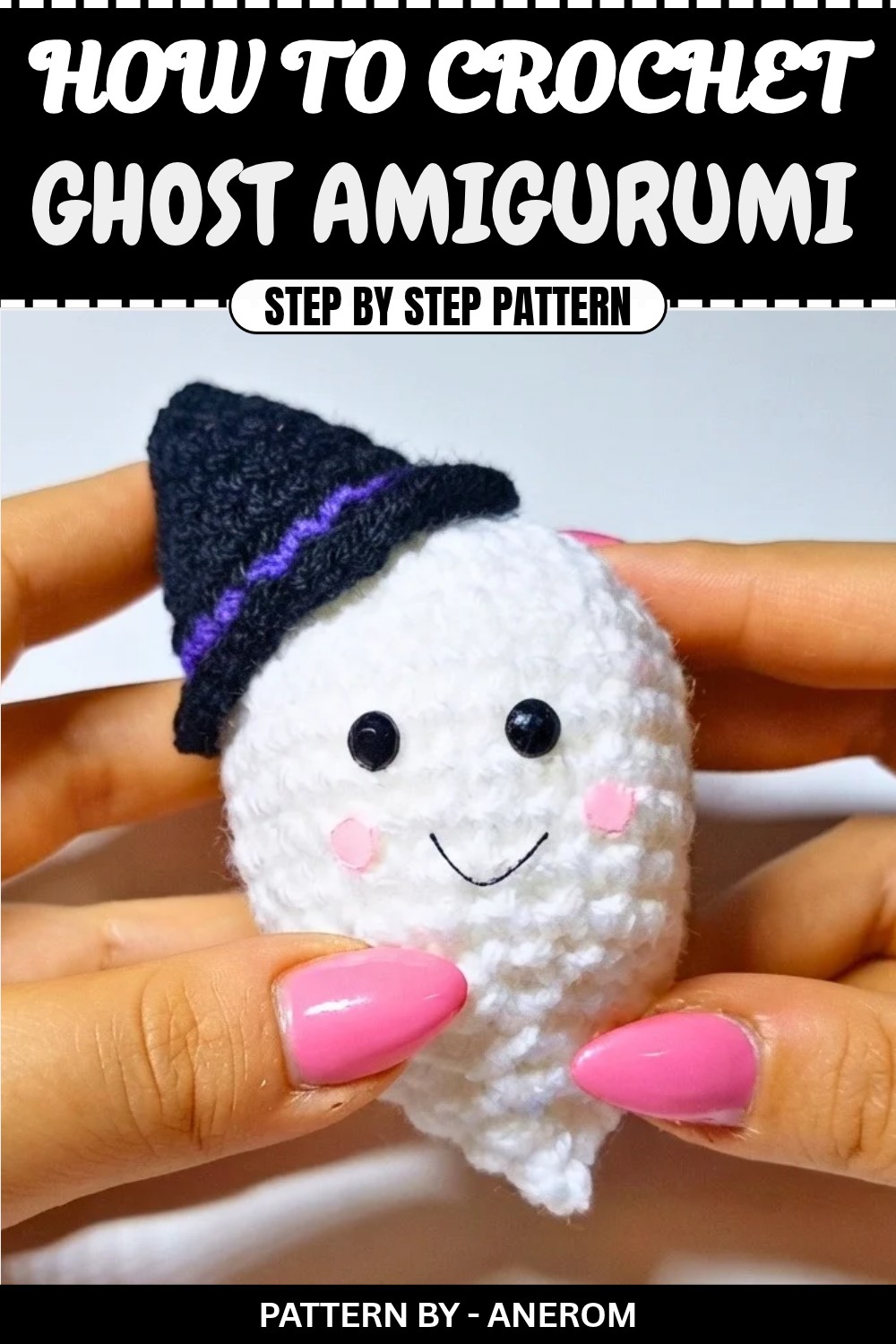 Free Crochet Amigurumi Ghost Pattern