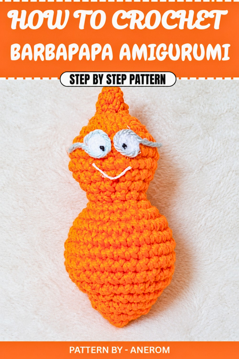 Free Crochet Barbapapa Amigurumi Pattern
