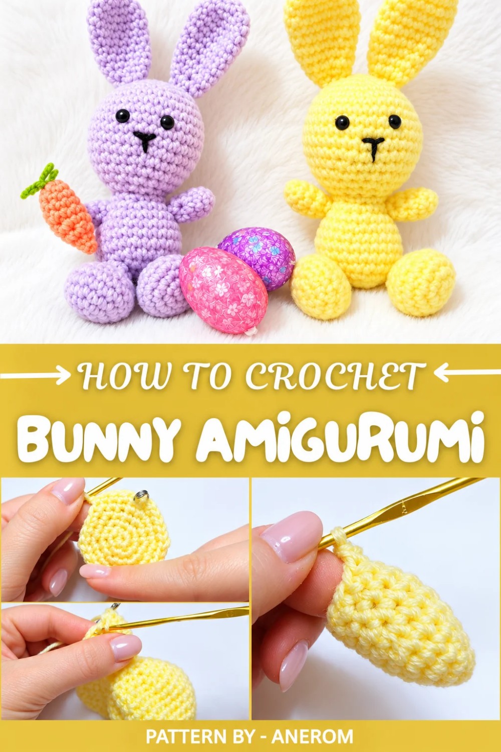 Free Crochet Bunny Amigurumi Pattern (1)