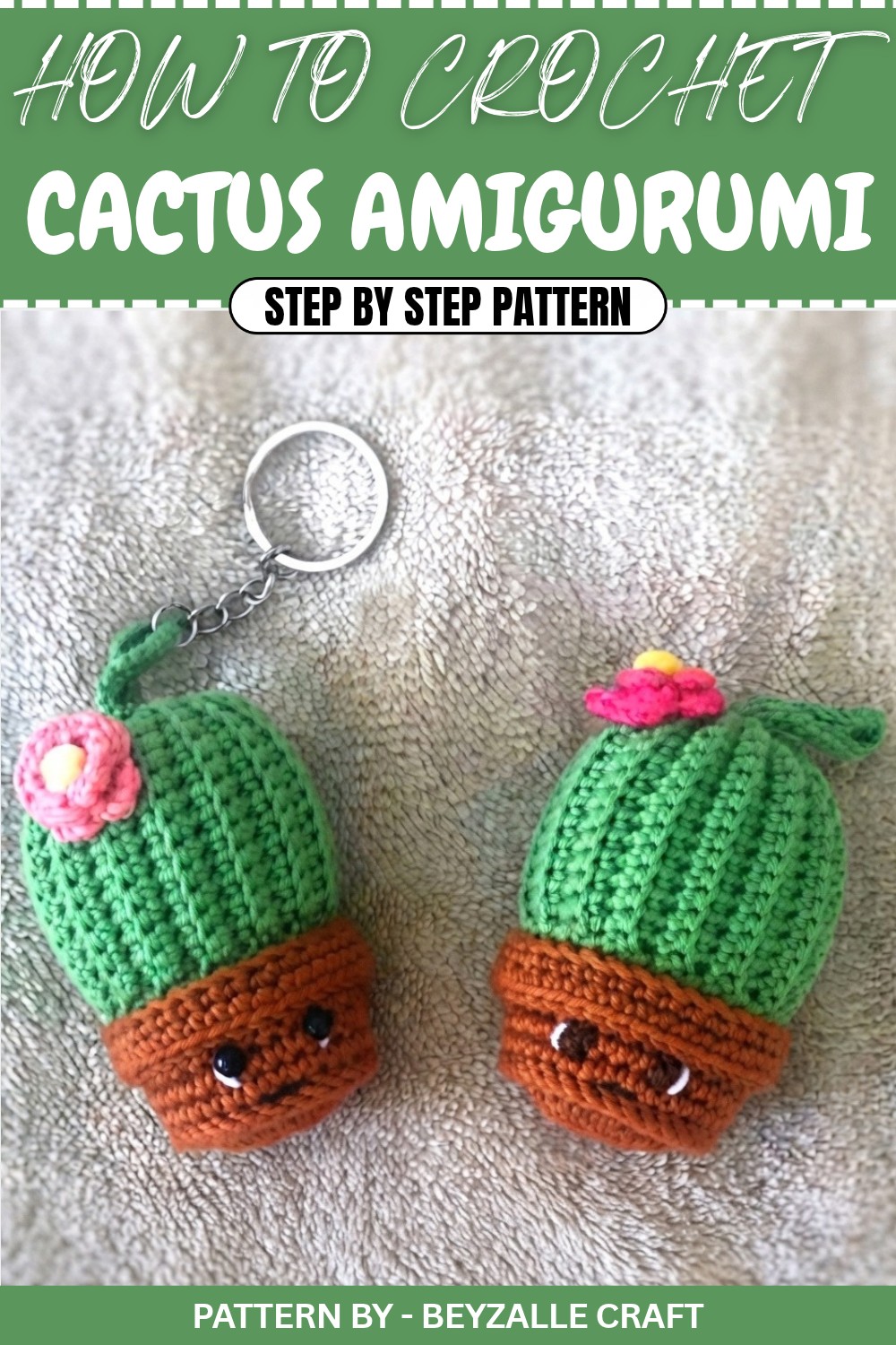 Free Crochet Cactus Amigurumi Pattern