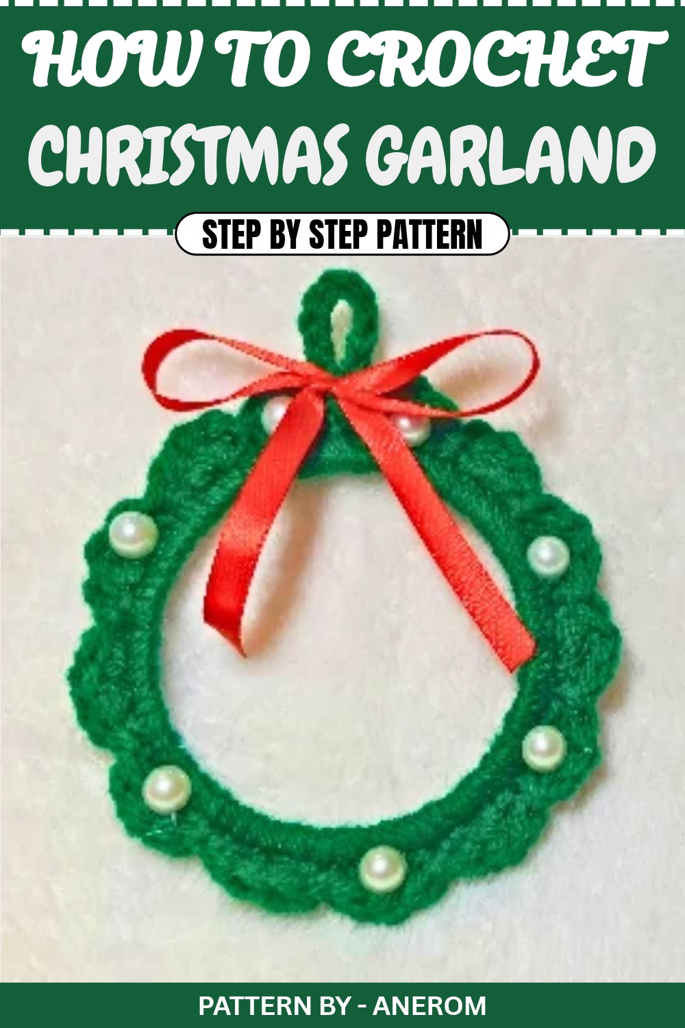 Free Crochet Christmas Garland Pattern