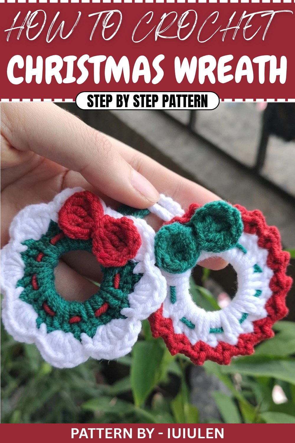 Free Crochet Christmas Wreath Pattern