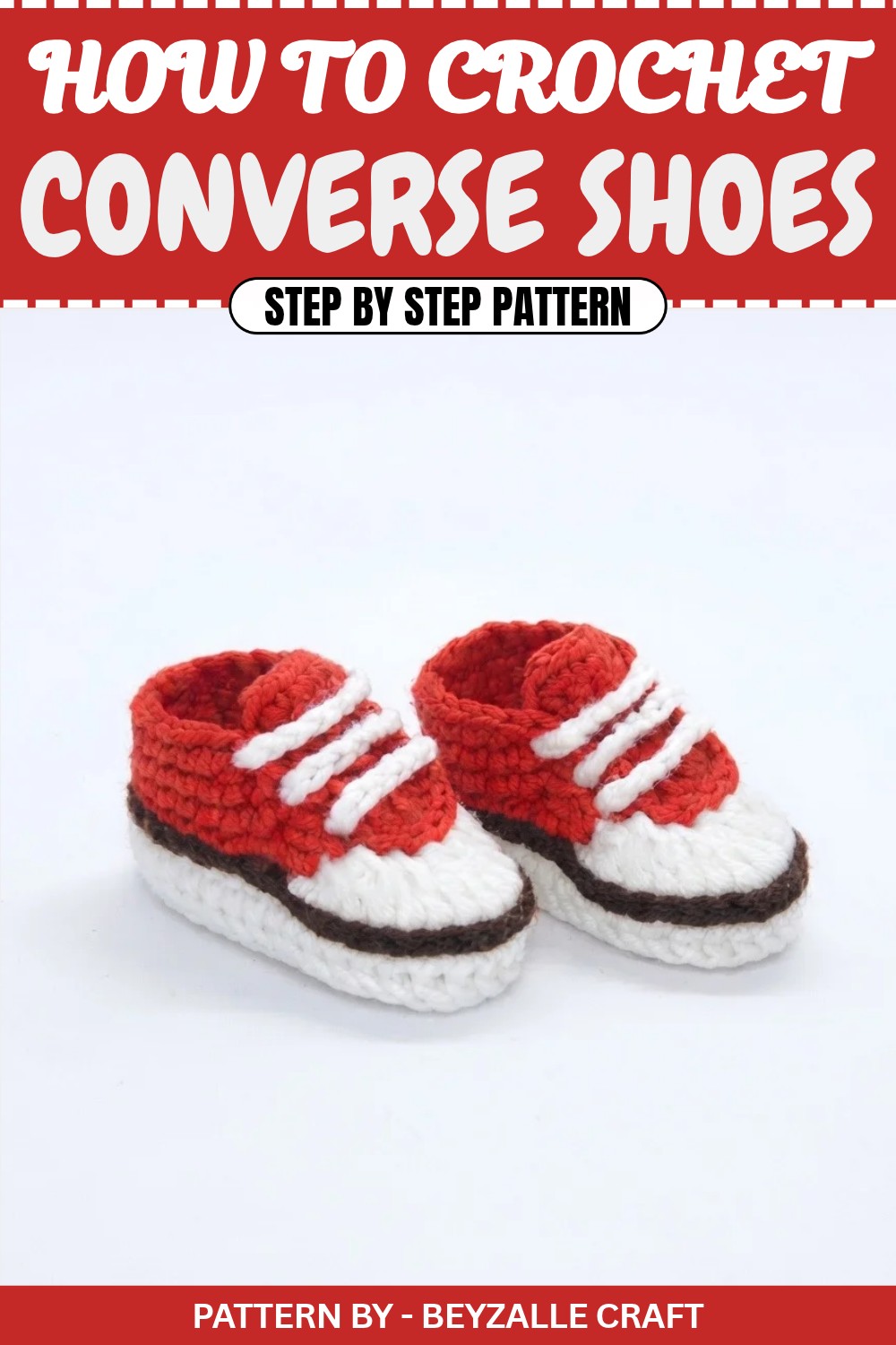 Free Crochet Converse Shoes Pattern