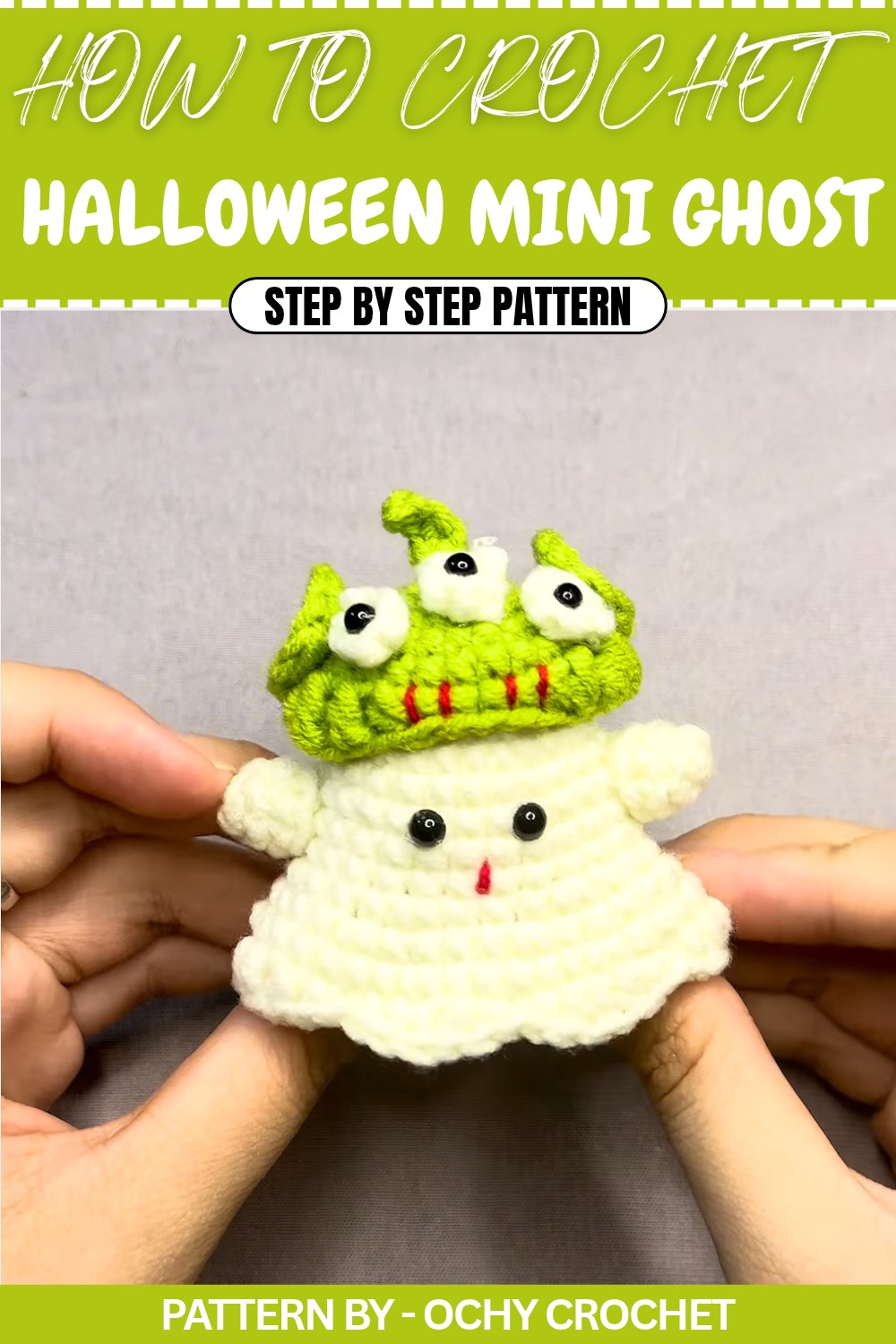 Free Crochet Halloween Crochet Mini Ghost Pattern