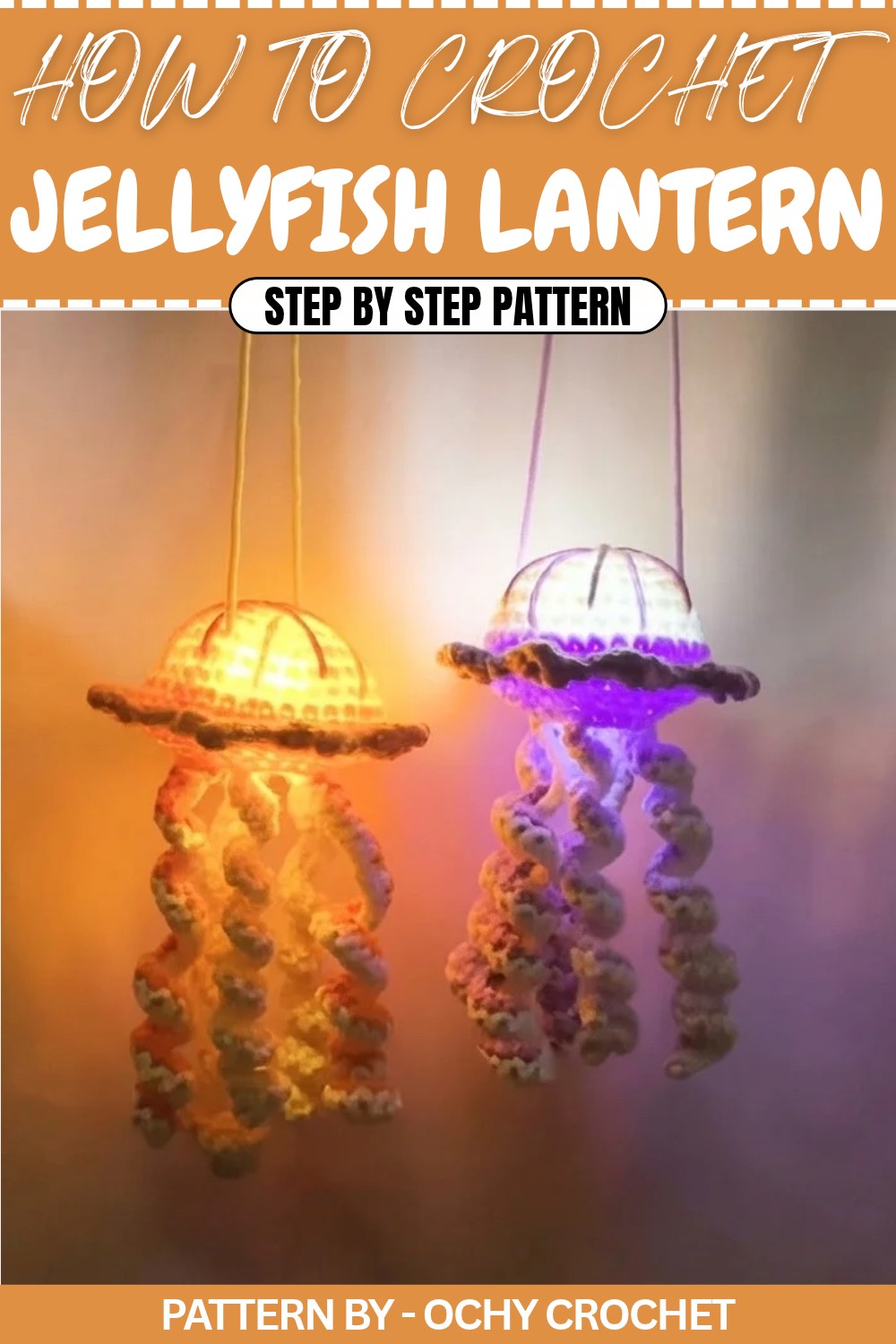 Free Crochet Jellyfish Lantern Pattern