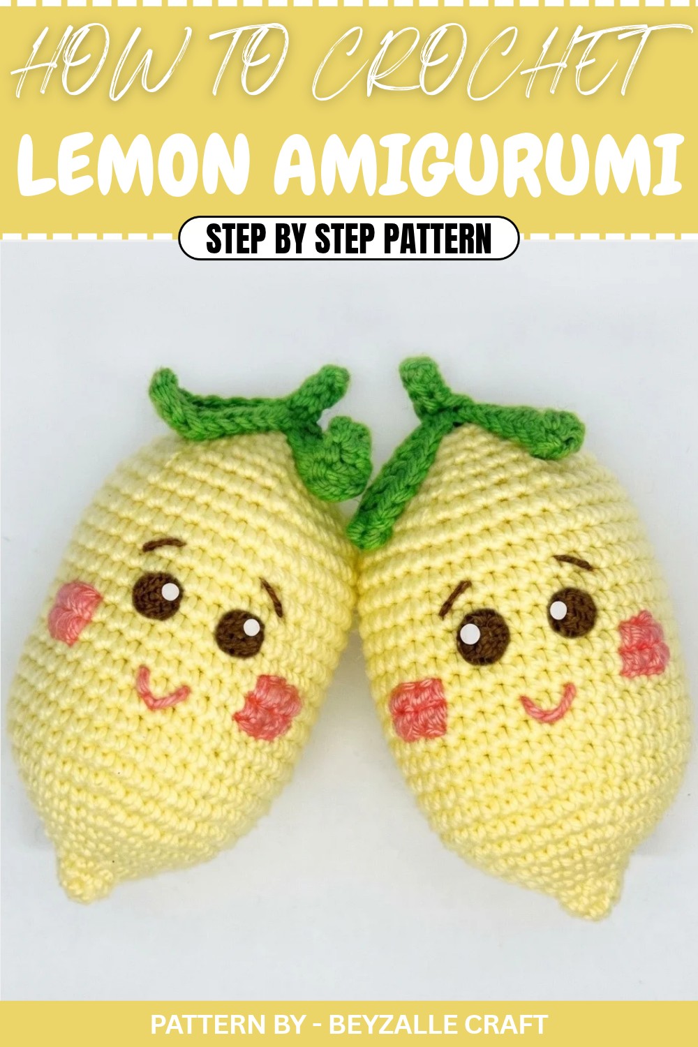 Free Crochet Lemon Amigurumi Pattern