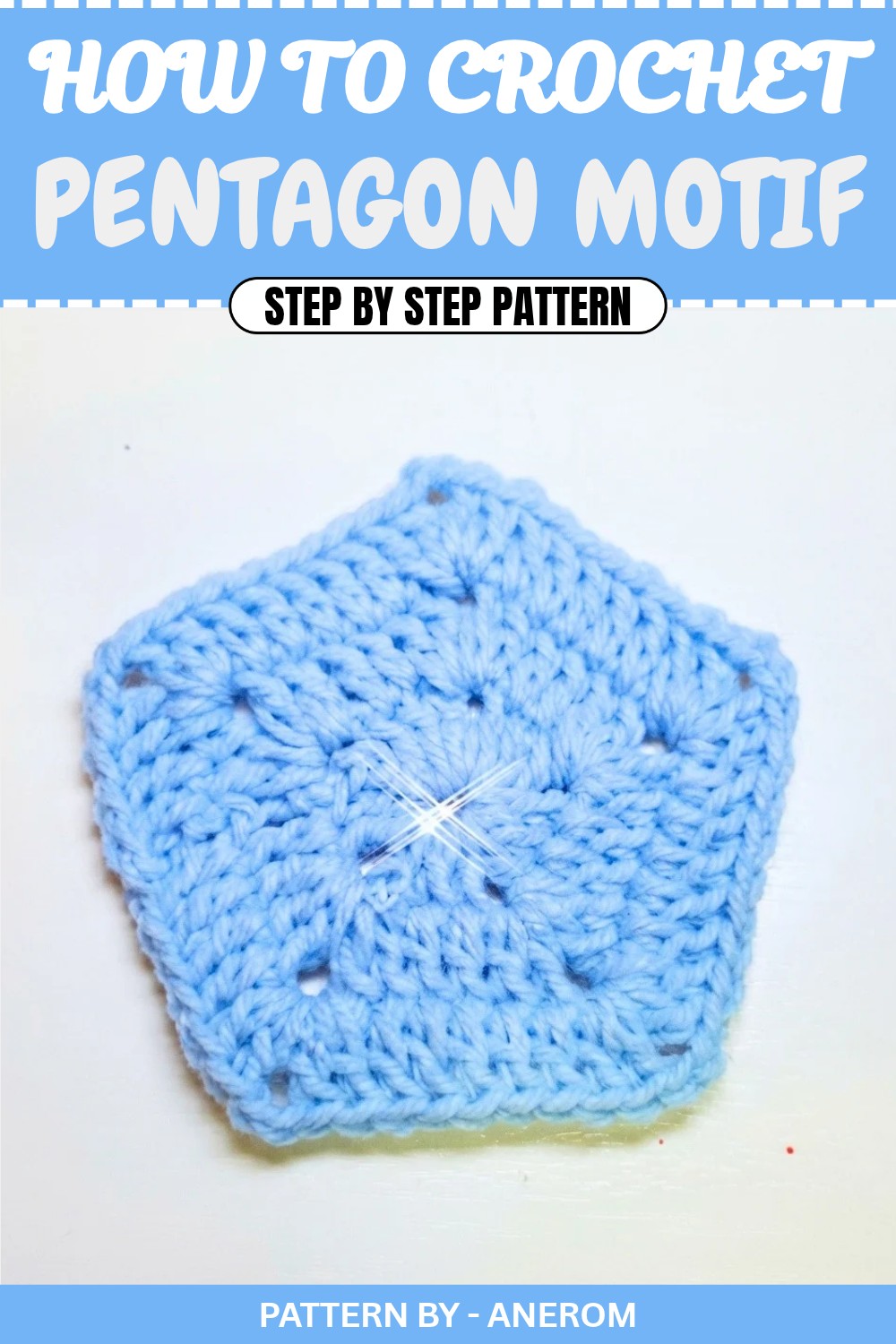 Free Crochet Pentagon Motif Pattern