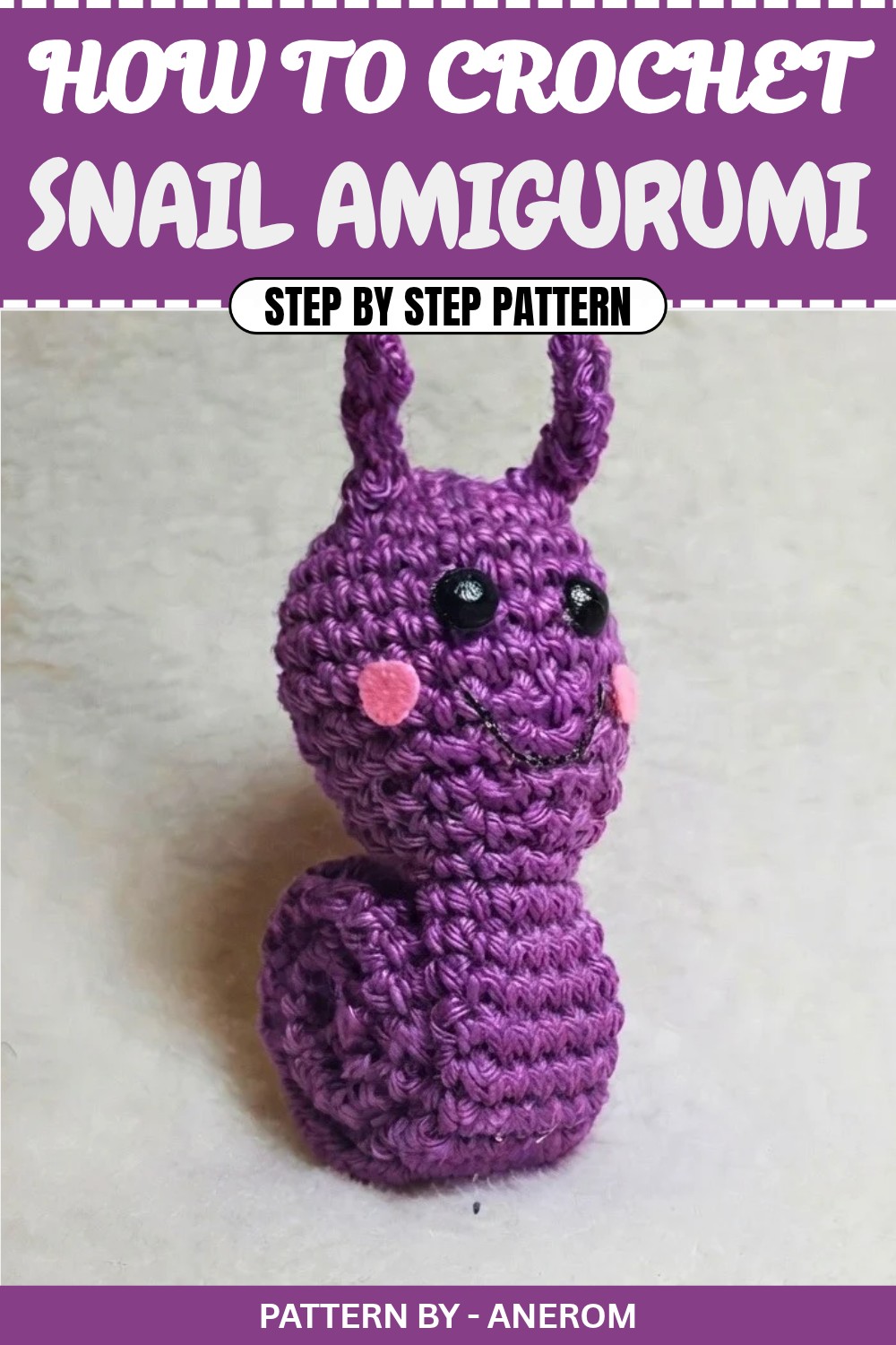 Free Crochet Snail Amigurumi Pattern