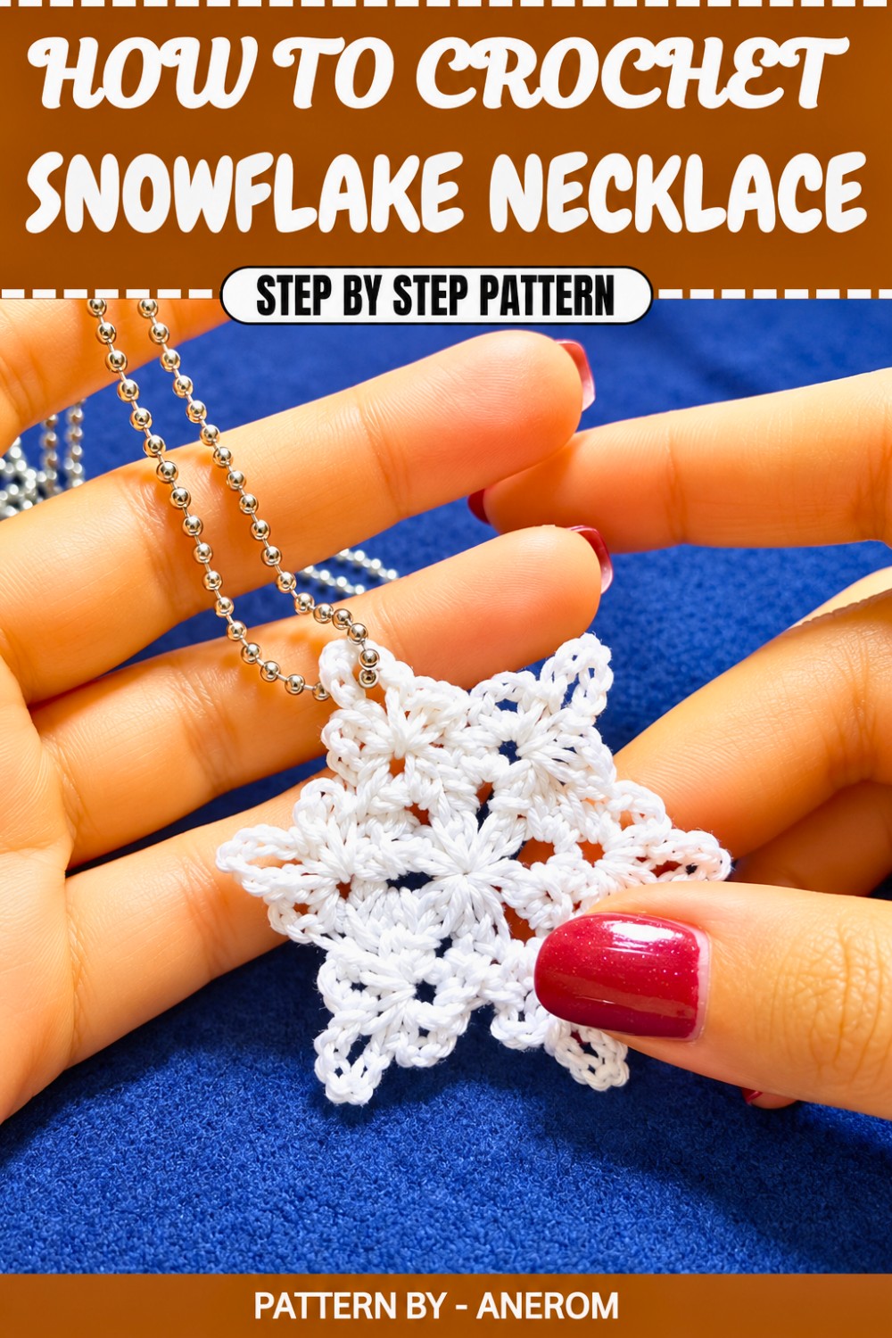 Free Crochet Snowflake Necklace Pattern